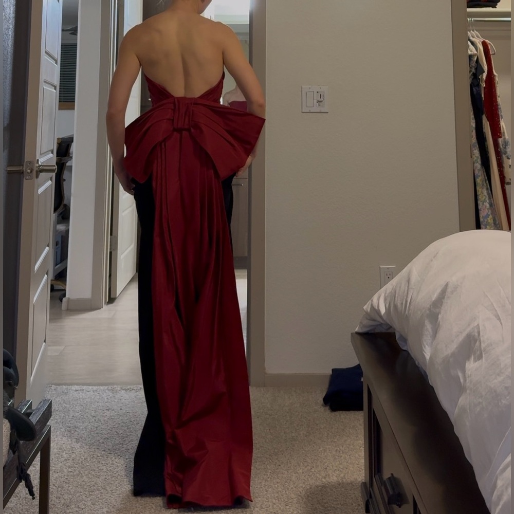 ❌SOLD❌ RALPH LAUREN PURPLE LABEL RED BOW DRESS - Picture 15 of 15